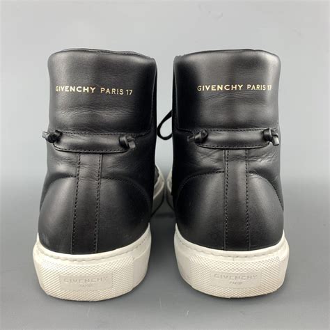 givenchy black codification high top sneakers